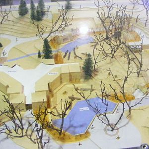 201306 Heidelberg Zoo model of new lion enclosure