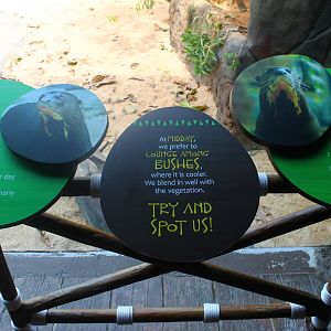 Amazon Flooded Forest - Giant Otter sign