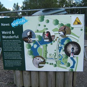 Sign about a New Exhibit being built