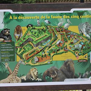 Map of the zoo