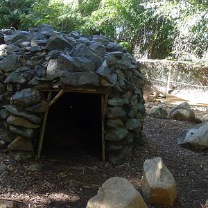 a bizarr Rock cave in the Blackbuck yard