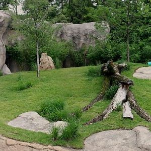 Jul. 2013 - Africa - African Lion Exhibit Panorama