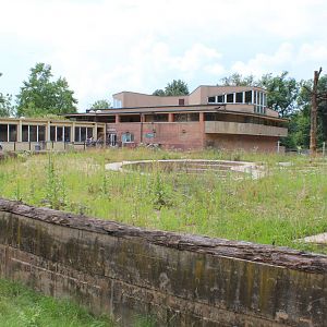 Old Elephant & Hippo House- Prague Zoo, July 2013