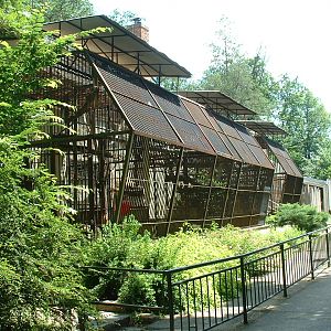 Chimpanzee Outdoor Enclosure - Brno Zoo, July 2013