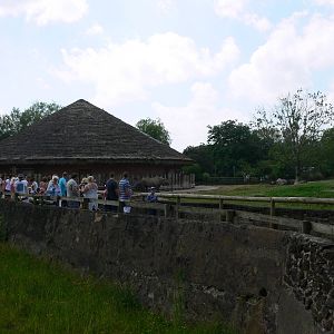 Rhino paddock at Chester Zoo, 06/07/13