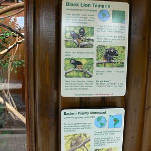 Signage Example at Chester Zoo, 06/07/13