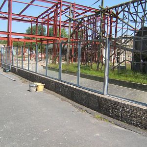 View of construction of new Orang House
