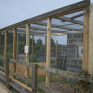 Filey Bird Garden and Animal Park, Parrot Aviary under construction 12th Ju
