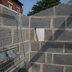 Filey Bird Garden and Animal Park, Parrot Aviary under construction 12th Ju