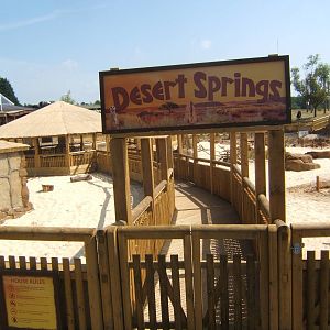 View of the new Desert Springs exhibit