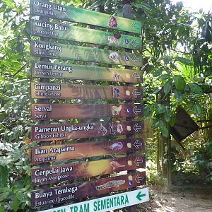 New directional signage, May 2013