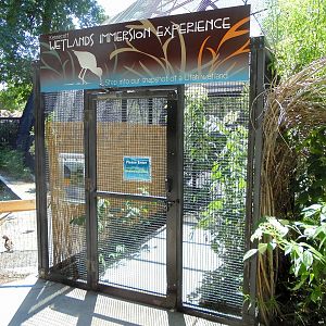 New Sign on Wetlands Exhibit