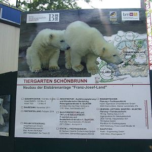 Polar Bear Signage at Vienna, 14/06/13