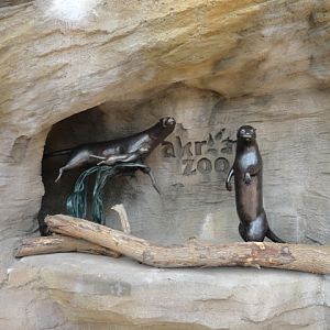 Mike and Mary Stark Grizzly Ridge - Otter Statues