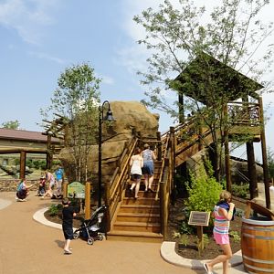 Mike and Mary Stark Grizzly Ridge - Stairs to Otter Slide