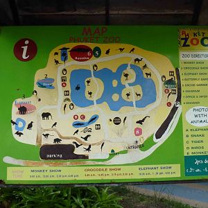 Zoo map, June 2013.
