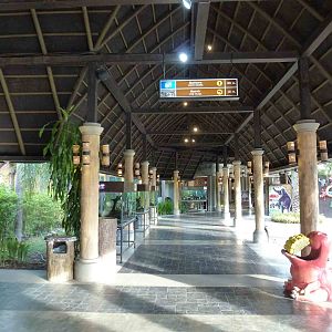 Walkway through main plaza, June 2013.