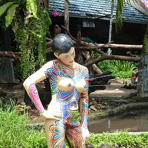 Very odd water feature, June 2013.