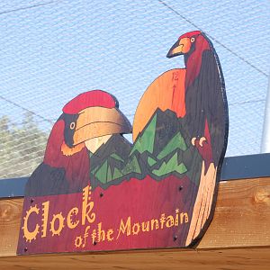 Clock of the Mountain sign