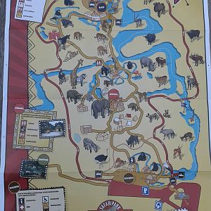 New plan of Safaripark Beekse Bergen