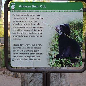 sign warning about baby getting zapped