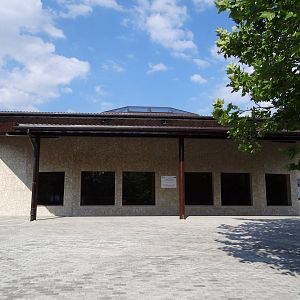 Nearly finished new giraffe house