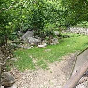Serow and muntjac enclosure, June 2013.