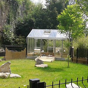 African spurred tortoise enclosure