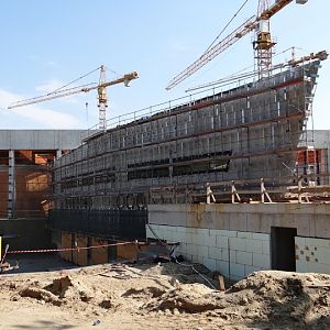 Construction of Afrykarium