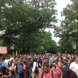 The queues at Nuremberg