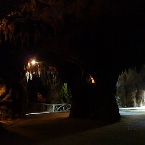 Inside the cave, April 2013.