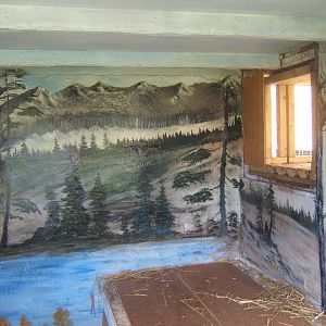 View inside the wildcat house