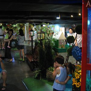 view of the weird aquarium section