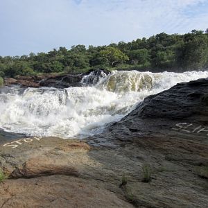 Murchison Falls entering the gorge