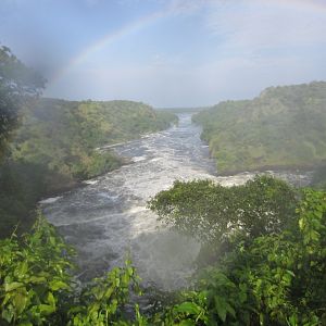 Rainbow over the Victoria Nile