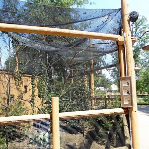 Inside Kiwanis Giraffe Encounter