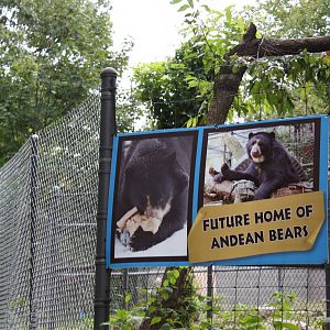 Future Home of Andean Bears Signage