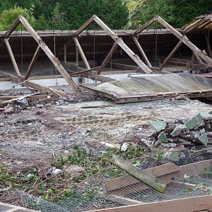 Demolition of Small Mammal House, October 2013
