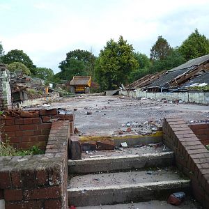 Demolition of Small Mammal House, October 2013