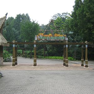 signage for the African area