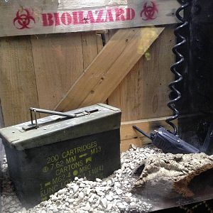 Desert Hairy Scorpion Exhibit at Blue Planet Aquarium - 05/10/2013