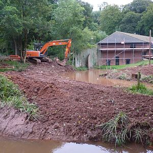 Gorilla Island work continues, 13 October 2013