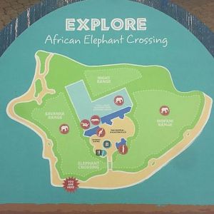 Oct. 2013 - African Elephant Crossing - Map