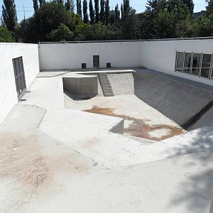 New polar bear exhibit, view from above