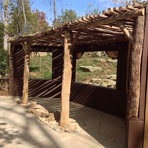 New Red Wolf Viewing - waterfall view