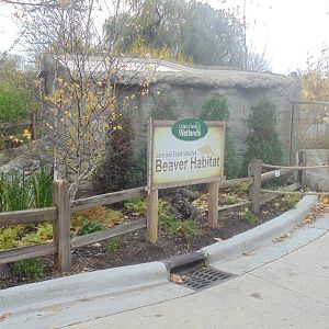 Beaver Habitat Sign