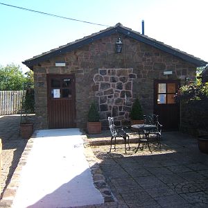 View of the new toilet block