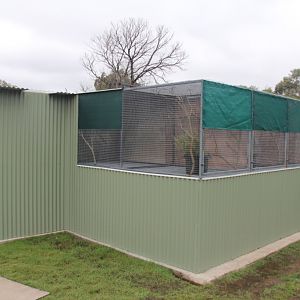 New off-limits Orange-bellied Parrot breeding facility at Moonlit Sanctuary
