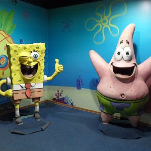 Who lives in a pineapple under the sea?