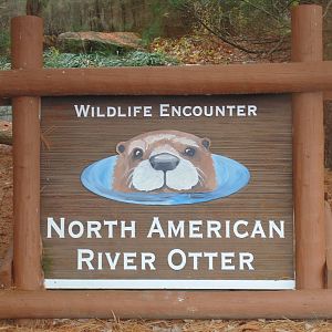 River Otter Sign